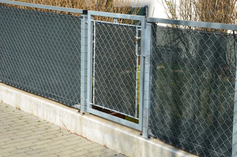 Chain Link Fence with Gate