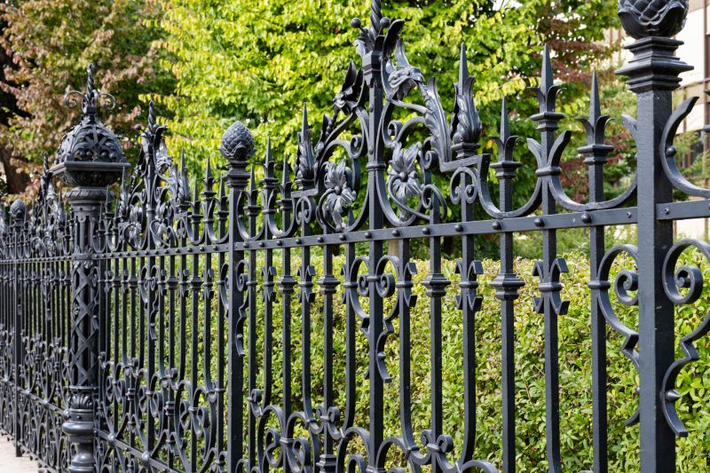 Finished Wrought Iron Fence